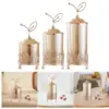 Glass Candy Jar Candy Storage Container Creative European Style Elegant Candy Jar for Living Room Office Holiday Desk Decor 4