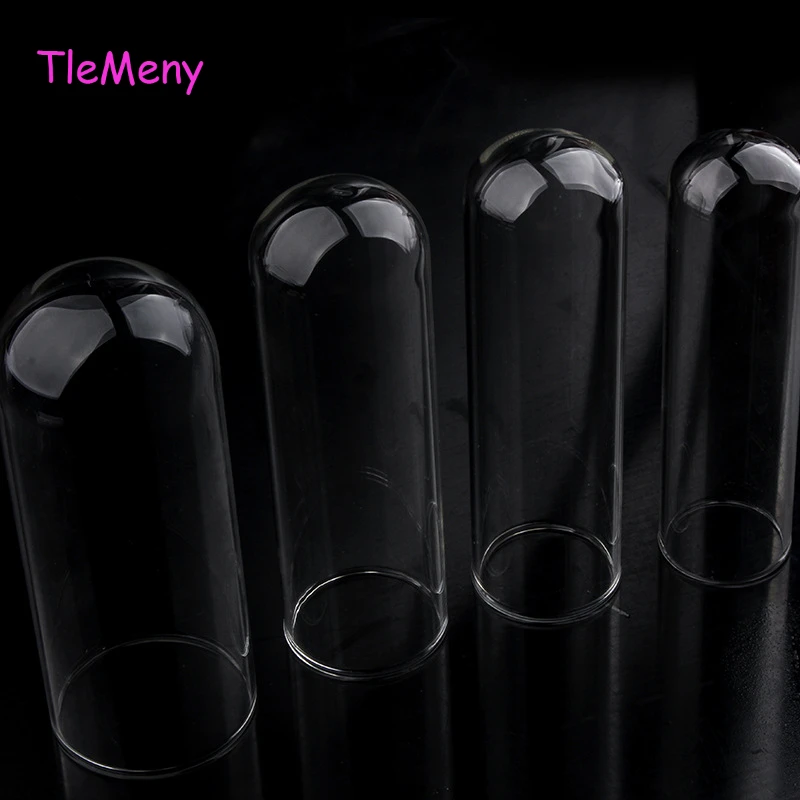 Tlemeny 4 Size Big Butt Plug Trasparente Piccolo Vetro Cavo Anale Plug Giocattolo Erotico Per Coppie Ano Speculum Anale Dilatatore Espansore