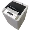 Portable Washing Machine Top Load Clothes Washer 1.54 cu.ft 8 Wash Programs Gray Energy Efficient LED Display Mobile Storage 1