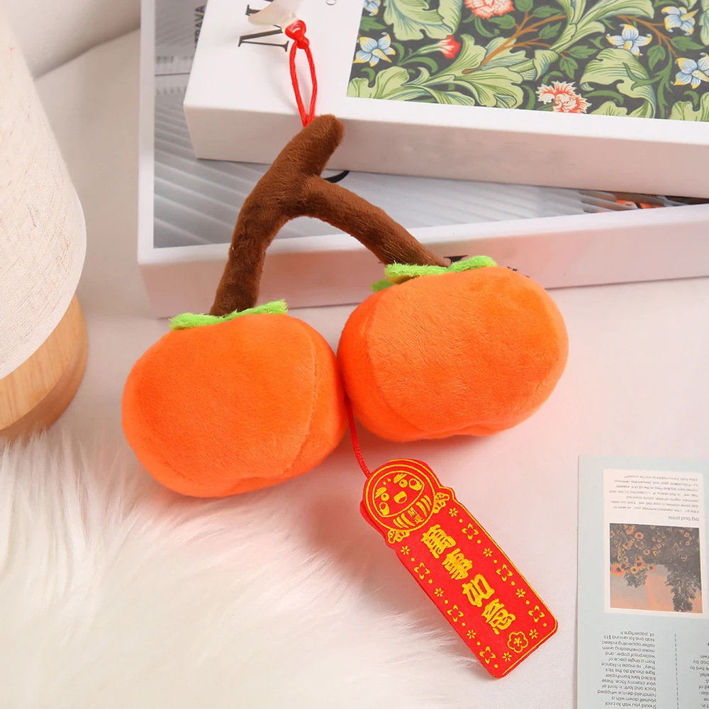 

Кулон-пермань, прочный декоративный новогодний кулон-мандарин, праздничное украшение, мультяшный кулон, изысканный узор, праздничный милый