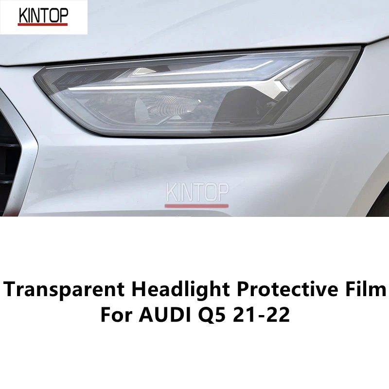 

For AUDI Q5 21-22 TPU Transparent Headlight Protective Film, Headlight Protection, Film Modification