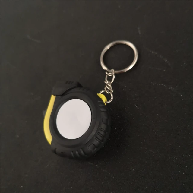 Sublimation Blank Tape Measure Keychain