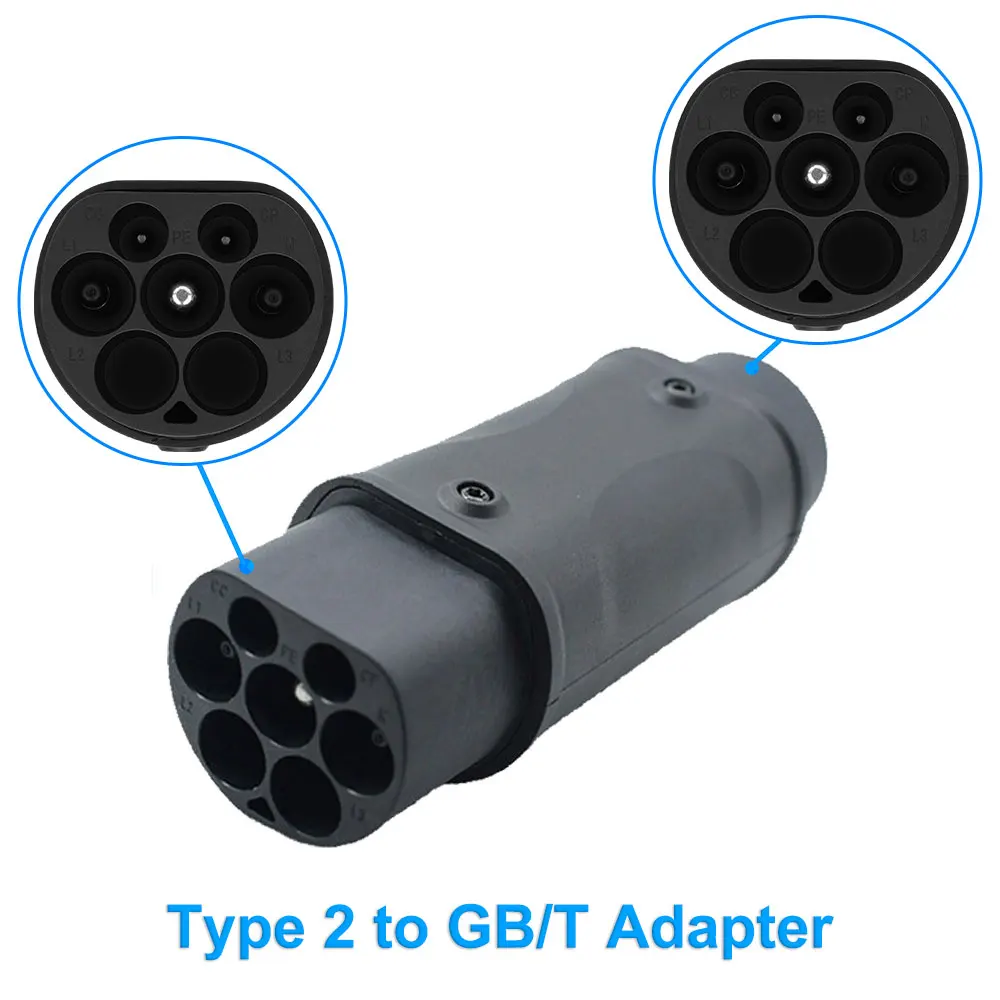 

Type 2 to GBT EV Charger Adaptor IEC 62196 To GB China Standard EV Charger Converter Adapter 16A 32A for EVSE Charging