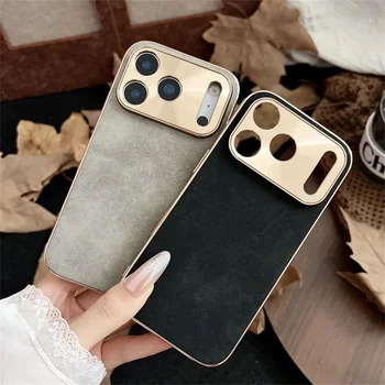 iPhone Vintage Leather Shockproof Matte Case 1