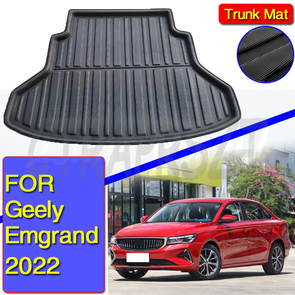 

Car Boot Mats For Geely Emgrand 2022 Waterproof Carpet Muds Car Trunk Mats Storage Pads Auto Interior Accessories