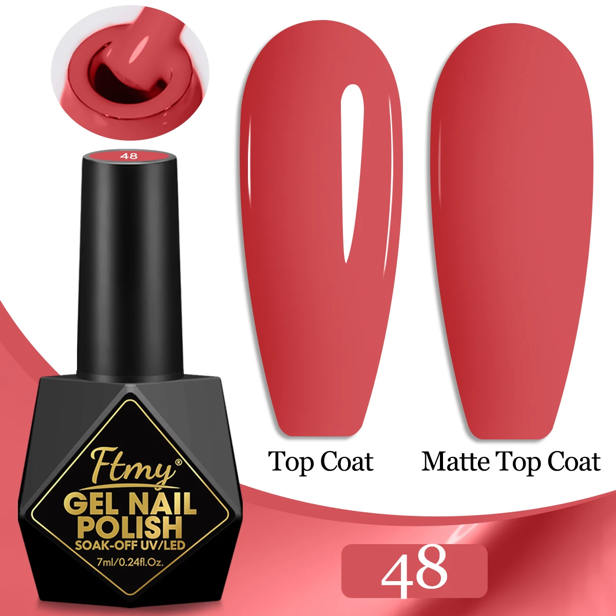 Color Gel Polish Set - Popular Series, 7ml, Vibrant Manicure Collection with Smooth Texture, UV LED Soak Off Semi-Permanent Nail Art