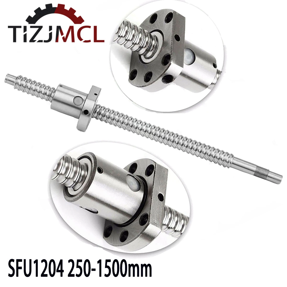 Ball Screw Rolled Sfu1204 Ball Screw Sfu1204 L300mm Ball Screw