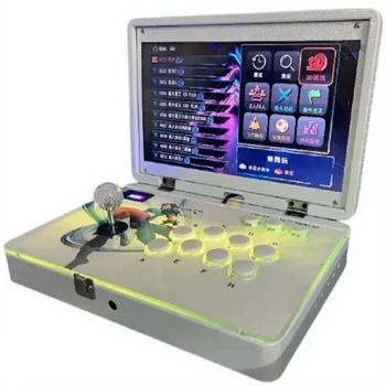 Console da gioco portatile da 14 pollici con joystick, nuova macchina da combattimento integrata pieghevole da 21 pollici con schermo per arcade domestico 2025