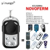 NOVOFERM NOVOTRON 502 504 512 Remote Control 433.92MHz NOVOFERM MINI-NOVOTRON 522 524 / TROMATIC MNHS433 02 04 MTR43-2 MCHS43-2 1