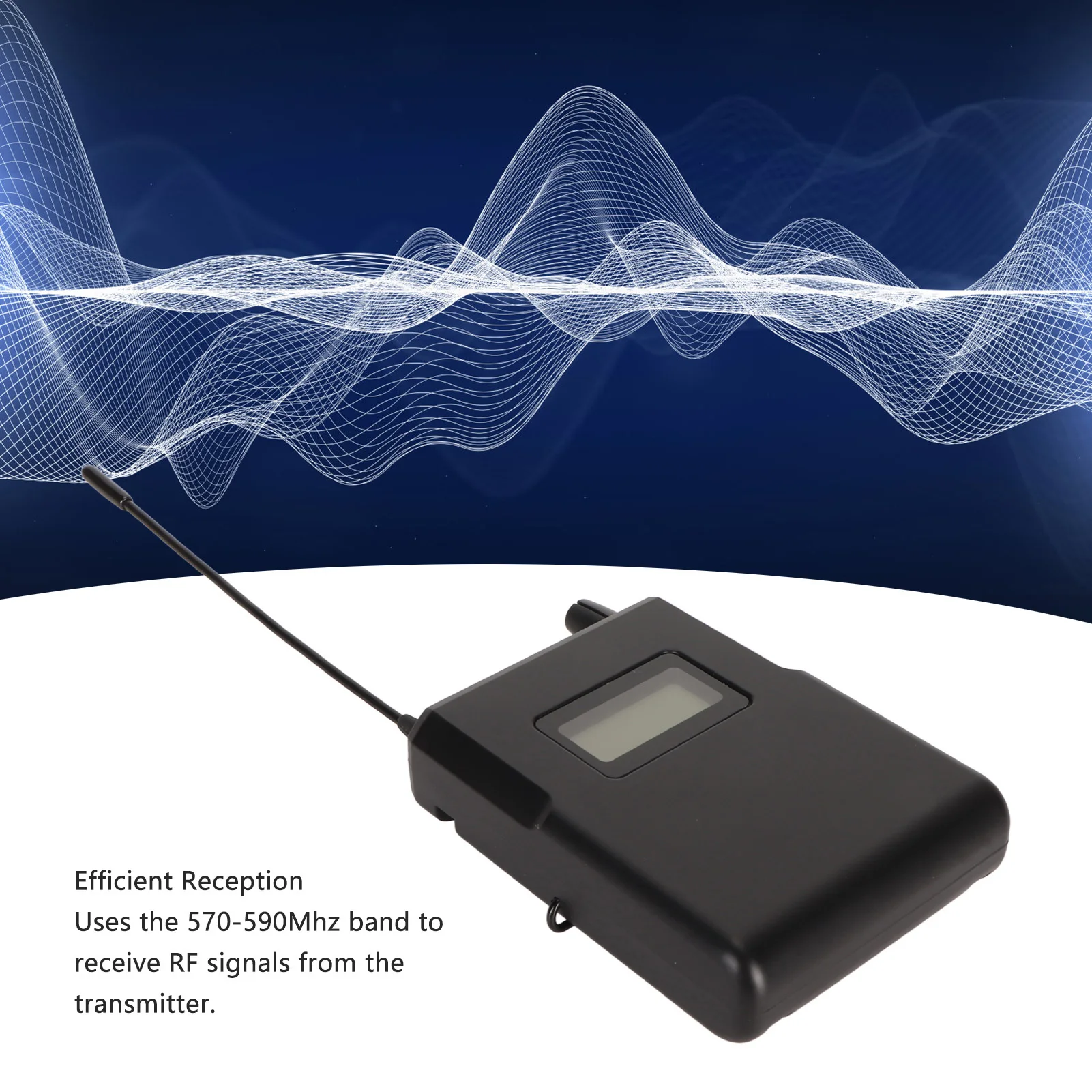 ANLEON S2R Wireless Monitor Receiver 526-535/570-590/670-680Mhz Stage Monitor Receiver Clear Sound