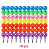 1/5/10 Pcs Creative 7 Colors Sugar-Coated Round Gourd crayon Cartoon Graffiti Pen Fun Learning Stationery Gifts For Kids 1