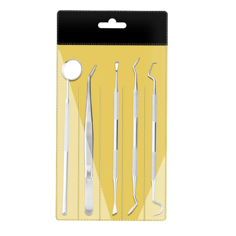 AG-Dental-Mouth-Mirror-Pin-a-de-a-o-inoxid-vel-Elbow-Probe-Instrumento ...