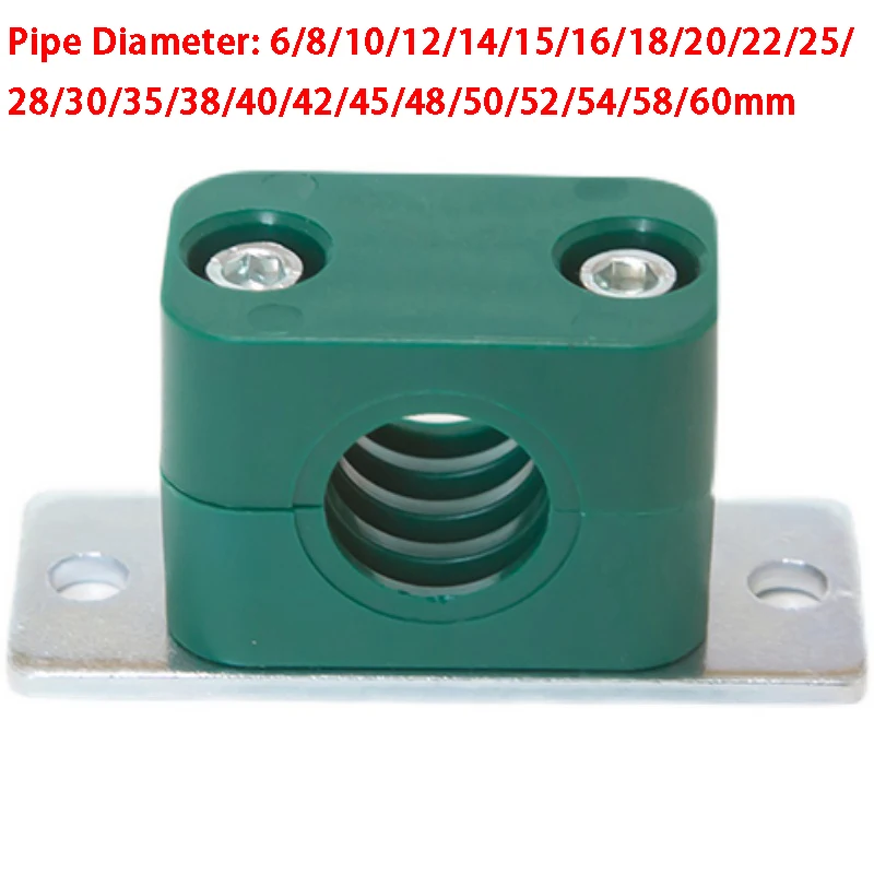 Plástico Aparafusado Clipes de Tubulação Diâmetro mm mm 10 mm 12 mm 15 mm 16 mm 18 mm 20 mm 22 mm 25 mm 28 mm 30 mm 35 mm 40 mm 50 mm 60 mm Pcs Braçadeira Tube Fastener Variedade Kit