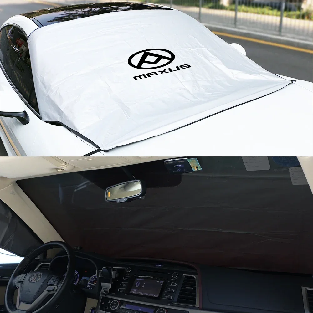 자동차 앞 유리 햇빛가리개 커버, Maxus T60 D60 D90 2022 D20 T70 T90 G10 G20 G50 G90 V80 V90 Euniq 5 6, 자동차 보호대 액세서리