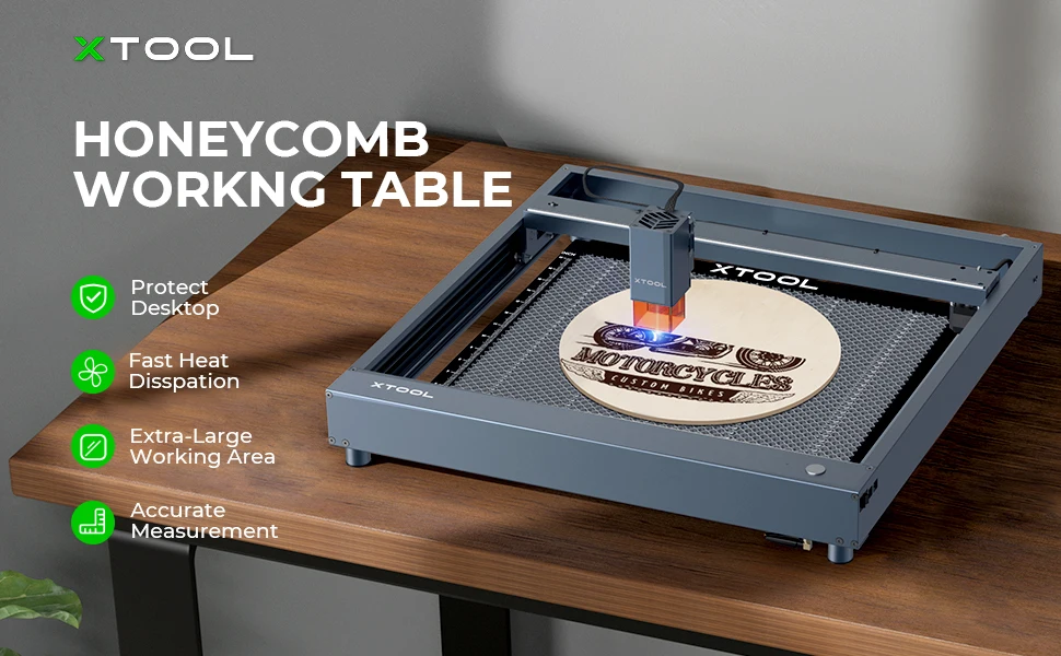 Xtool D1 Pro 可愛く 20w & RA2 Pro & ハニカムパネル セット 