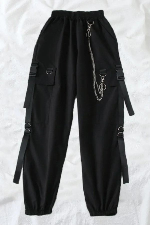 New Casual 3 Piece Sets Women Crop Tops + Cargo Pants Suit