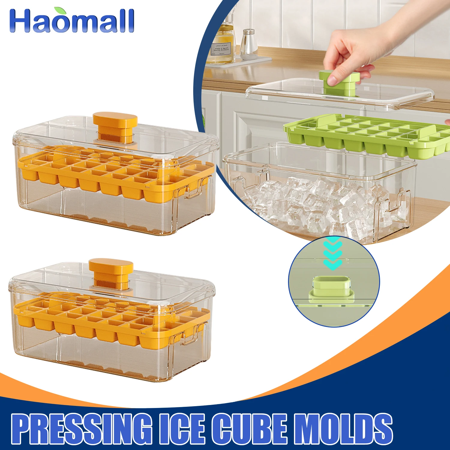 

Pressing Ice Cube Molds Ice Cream Molds Home Ice Box Model Easy To Take Off The Mold Freezing Whiskey Cocktail Tools