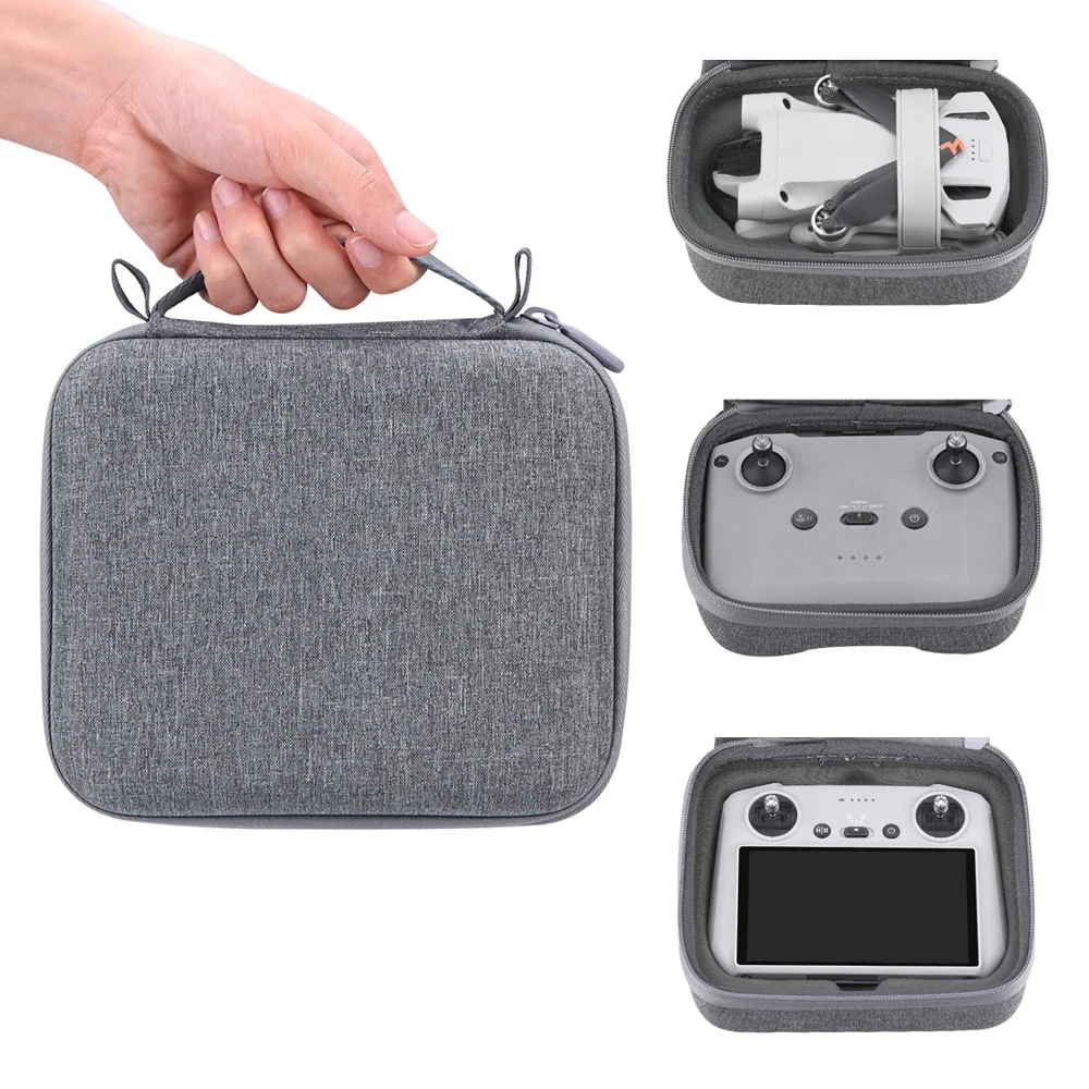 for DJI Mini 3/3 Pro Storage Bag DJI RC Remote Controller Case Portable Carrying Box Case Handbag Smart Controller Accessories