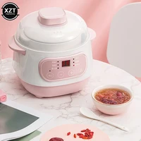 Mini cuiseur électrique en céramique, 220V, 1L, intérieur, multi-cuiseur, ménage, automatique, vapeur lente, bouillie bouillante, marmite à soupe 3