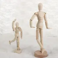 Crafts Artist Movable Limbs Sketch Supplies Home Decor Ornaments Action  Figures Mannequin Figure Model Wooden 4