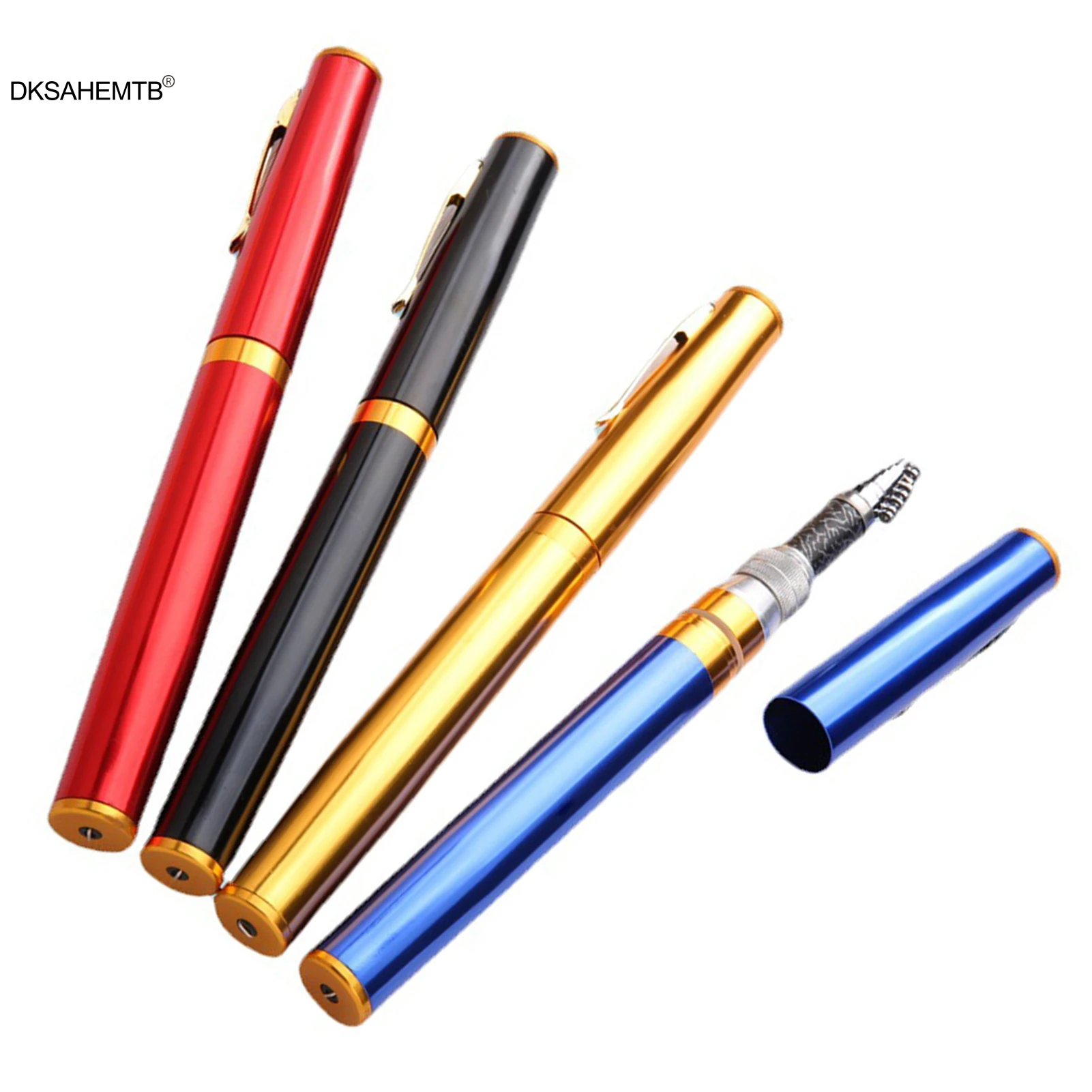 

Creative Fishing Rod Portable Ultra-short Mini Pen Rod Pond Reservoir Aluminum Alloy Pen-type Fishing Rod Tight Rod Tilt Device