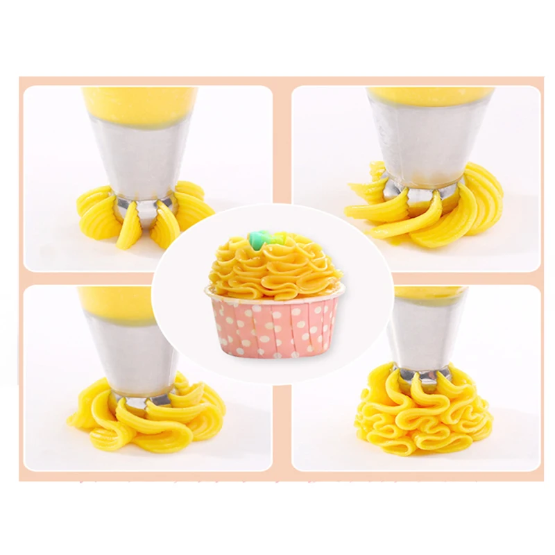 Cake Decorating Nozzle Set 1/3pcs Hot Russian Spherical Ball Stainless Steel Flower Cake Icing Piping Decorating Tips Tools Sphere Shape Cream