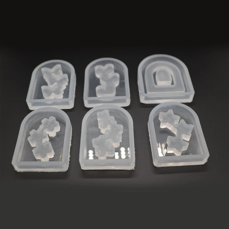 

Flexible Arched Door Silicone Mold for Crafting Keychains Phone Covers Projects