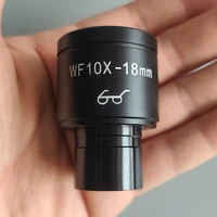 WF10X High Eye Point Wide-angle Eyepiece Field of View 18mm Interface 23.2mm Metal Coating For Biological Microscope Accessories 5
