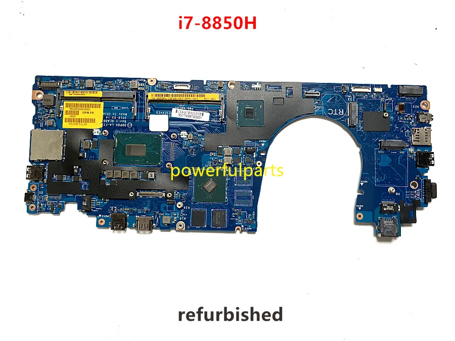 

Восстановленная материнская плата для dell latitude 5591 i7-8850H cpu Встроенная 0W50PW CN-0W50PW DDP80 LA-F712P материнская плата работает идеально