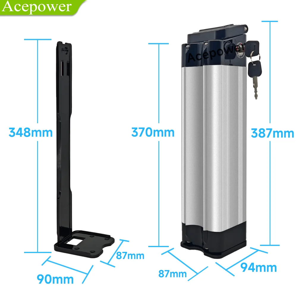 For Phylion Zhenlong ZL07010-F Trio MiFa Rex Ebike Battery 24V 10.4Ah 20.8Ah Silver Fish Battery for Zhenlong Aldi MiFa Trio