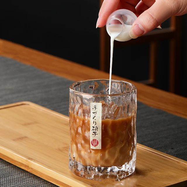 20 Ml Átlátszó Üveg Kávé Tea Italok Desszert Reggeli Japán Kis Tej Edény Kávéscsésze Bögrék - Image 4