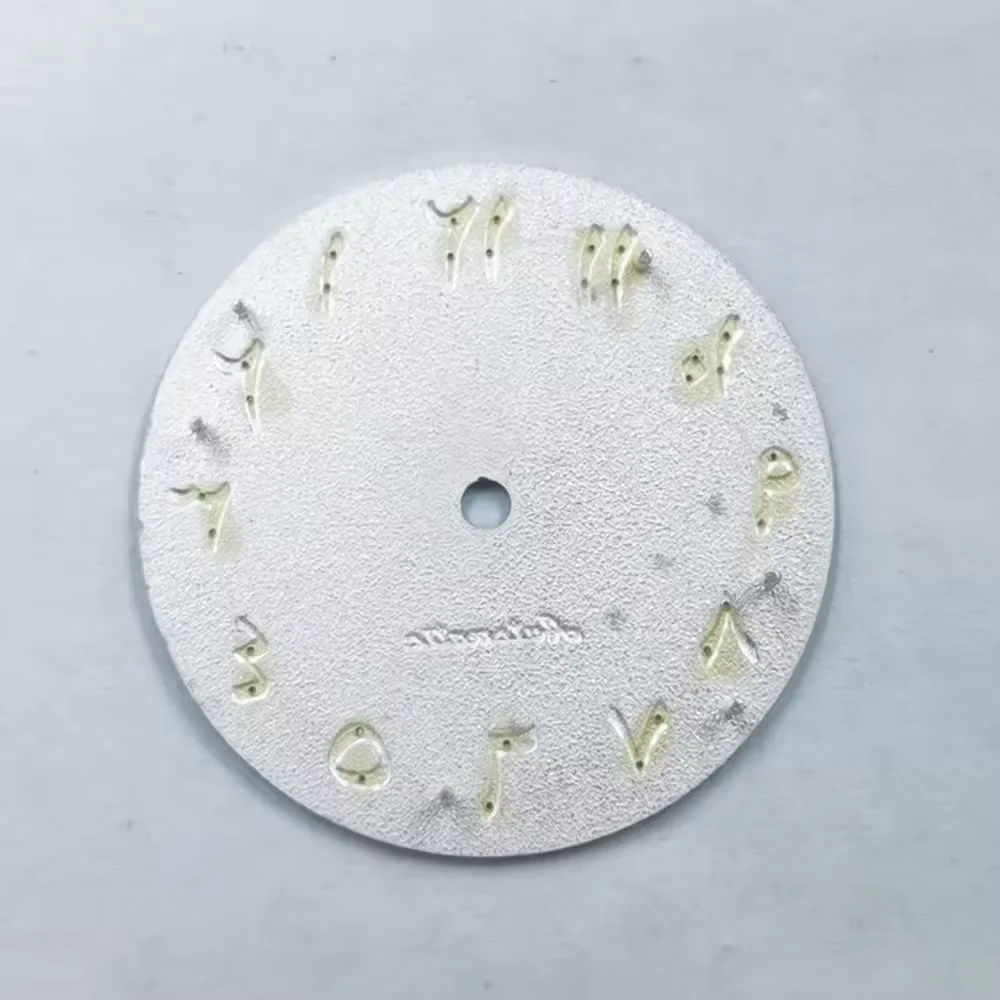 Neiton 29mm 블루 블랙 화이트 그린 은빛 스터드 아라비아 숫자 다이얼 NH35/NH36 무브먼트용 야광 없음