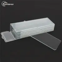 5Pcs 1mm Thickness Cavity Glass Coverslips Single Concave Microscope Glass Slides Reusable Laboratory Blank Sample Cover Glass 1