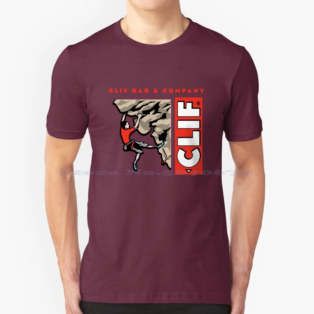 Camiseta 100% de algodón con diseño de barra de Clif increíble, camiseta esencial, camiseta fresca y fresca, plantilla de logotipo de verano para todos