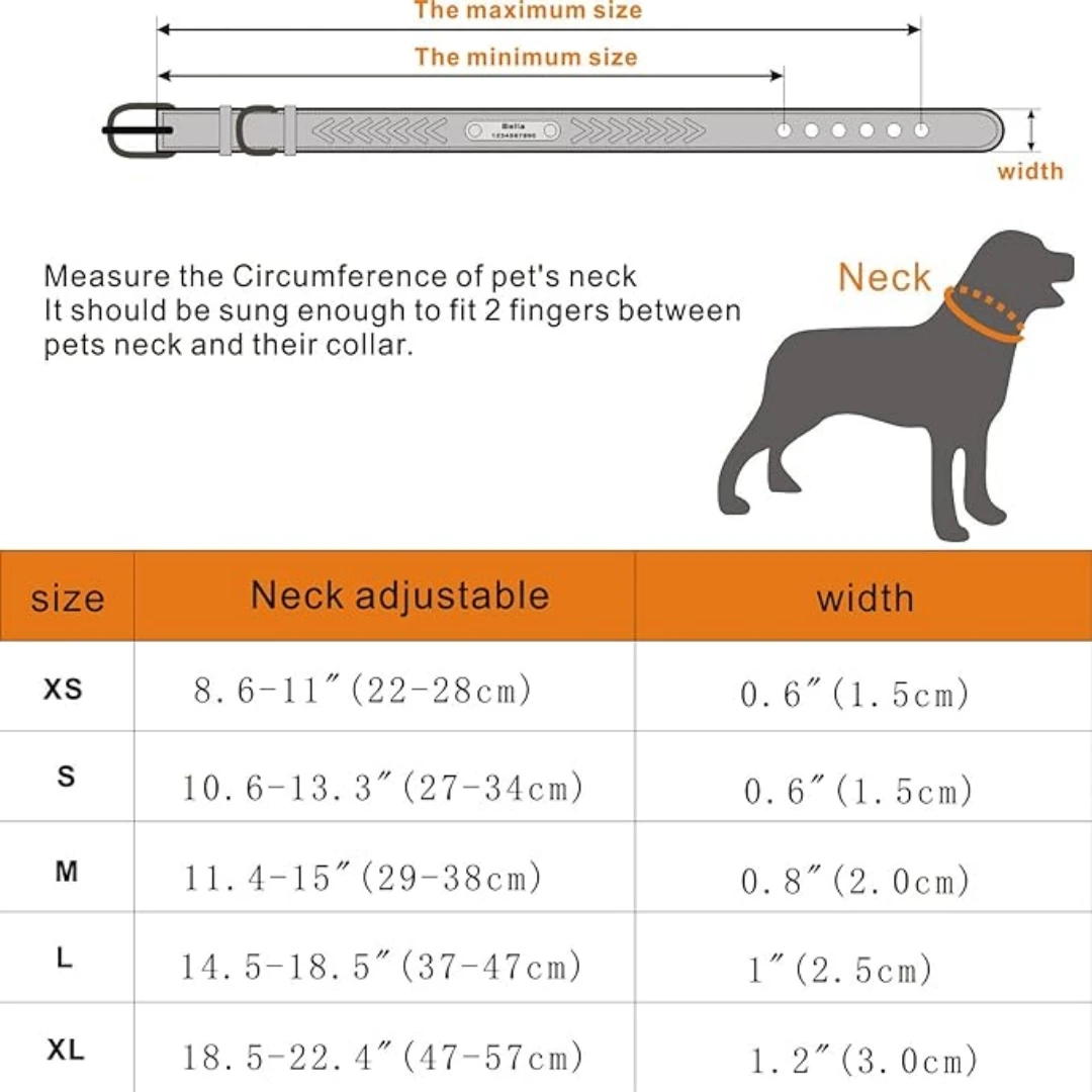 Customizable Weave Leather Dog Collar Personalized Dog Tag Engraved Puppy Nameplate Collar Adjustable Small Medium Large dog collar pet collar