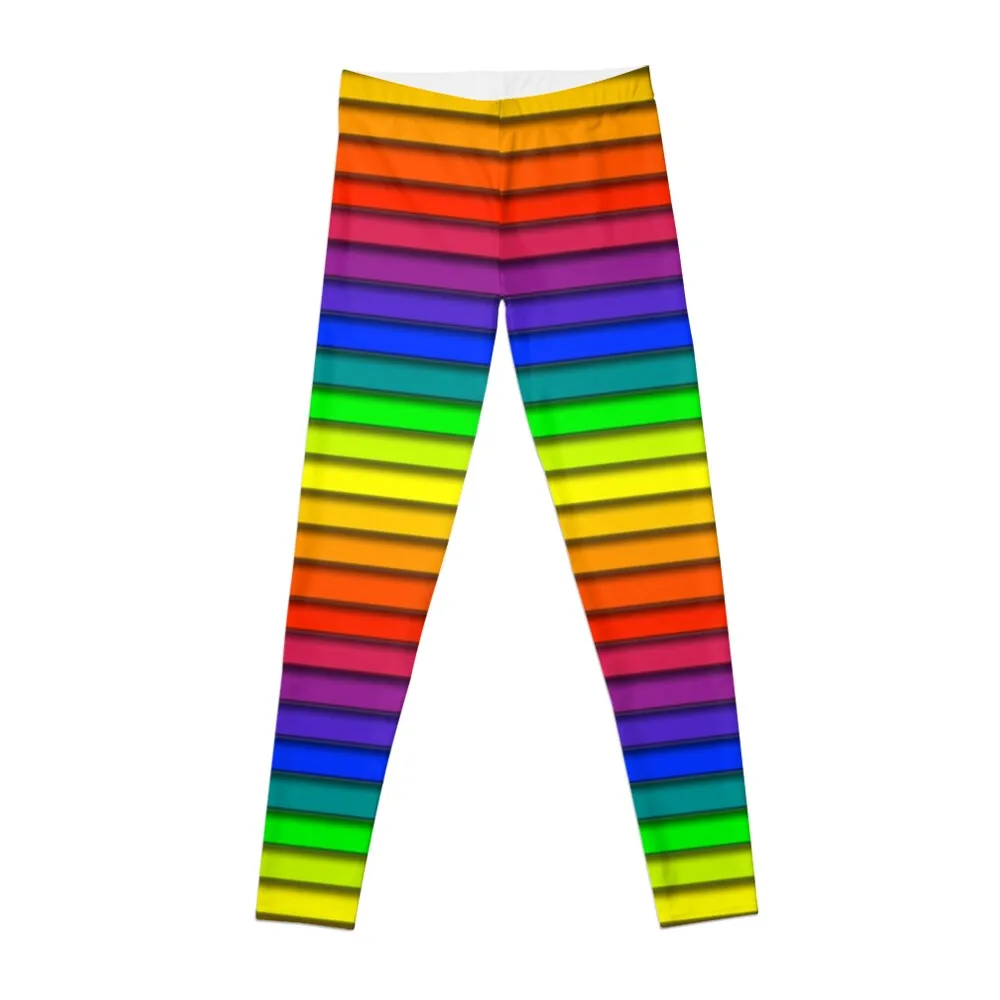 

Rainbow Horizontal Leggings Women sportwear sports woman gym Sweatpants Womens Leggings