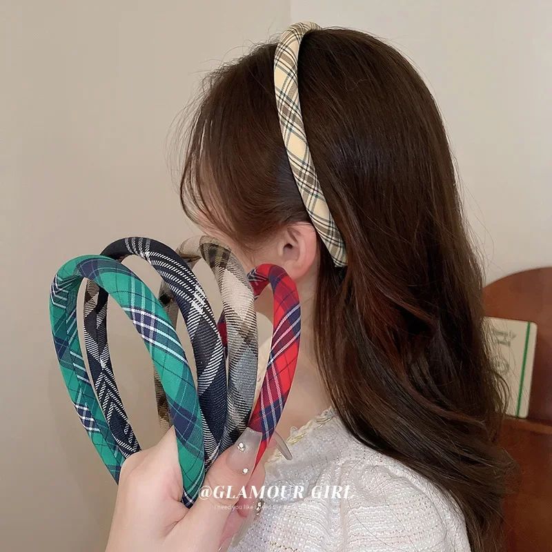 

Light Luxury Fabric Sponge Headband Fashion Simple Everything Pressure Headband Small High-grade Hair Accessories