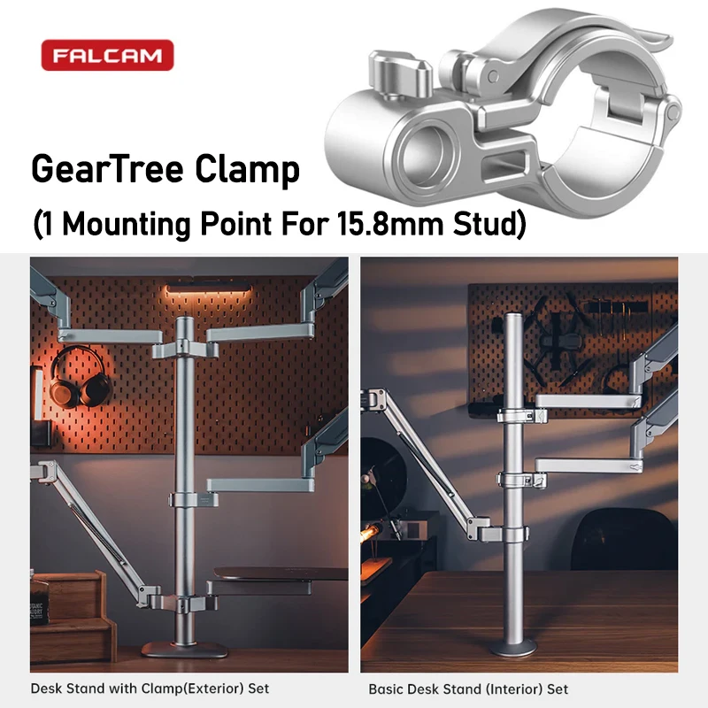 

Зажим для видеосистемы FALCAM GearTree (1 Монтажная точка для Гвоздика 15,8 мм), аксессуары для фотосъемки 2742