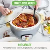 6Qt Programmable Slow Cooker, Removable Nonstick Pot, Keep Warm & Digital Timer, Dishwasher Safe Glass Lid & Crock, Slow Cooker 3