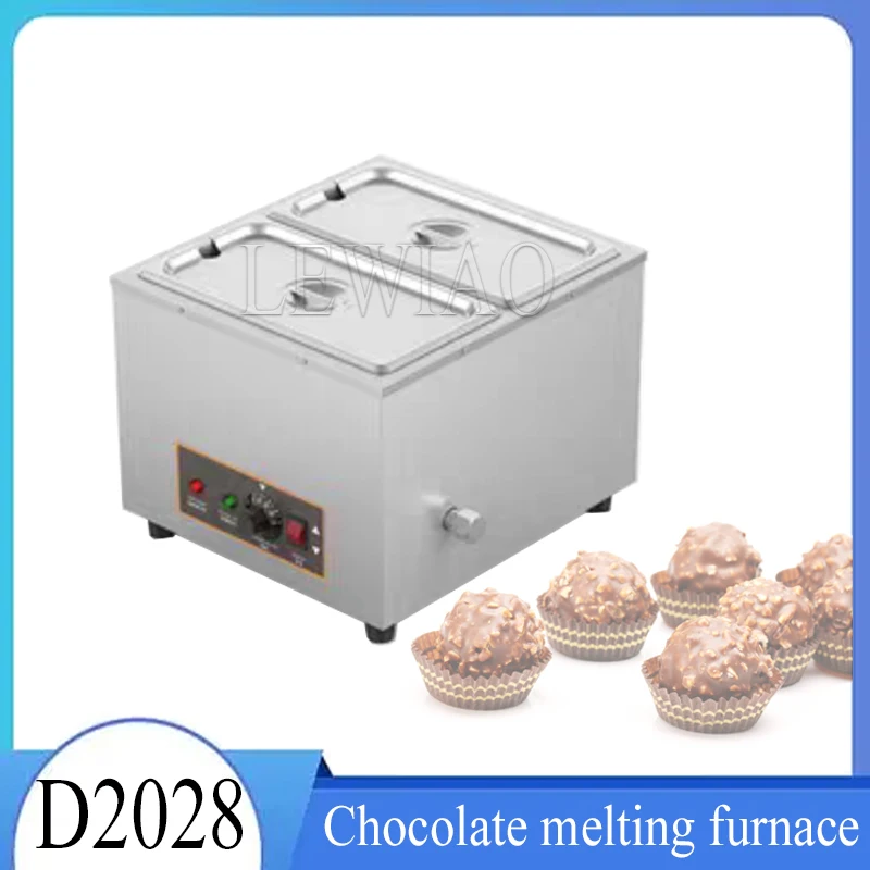 

Digital Display Air Heating Chocolate Melting Machine Two Grid Chocolate Warmer Melter Chocolate Furnace Melt Cheese Warm Milk