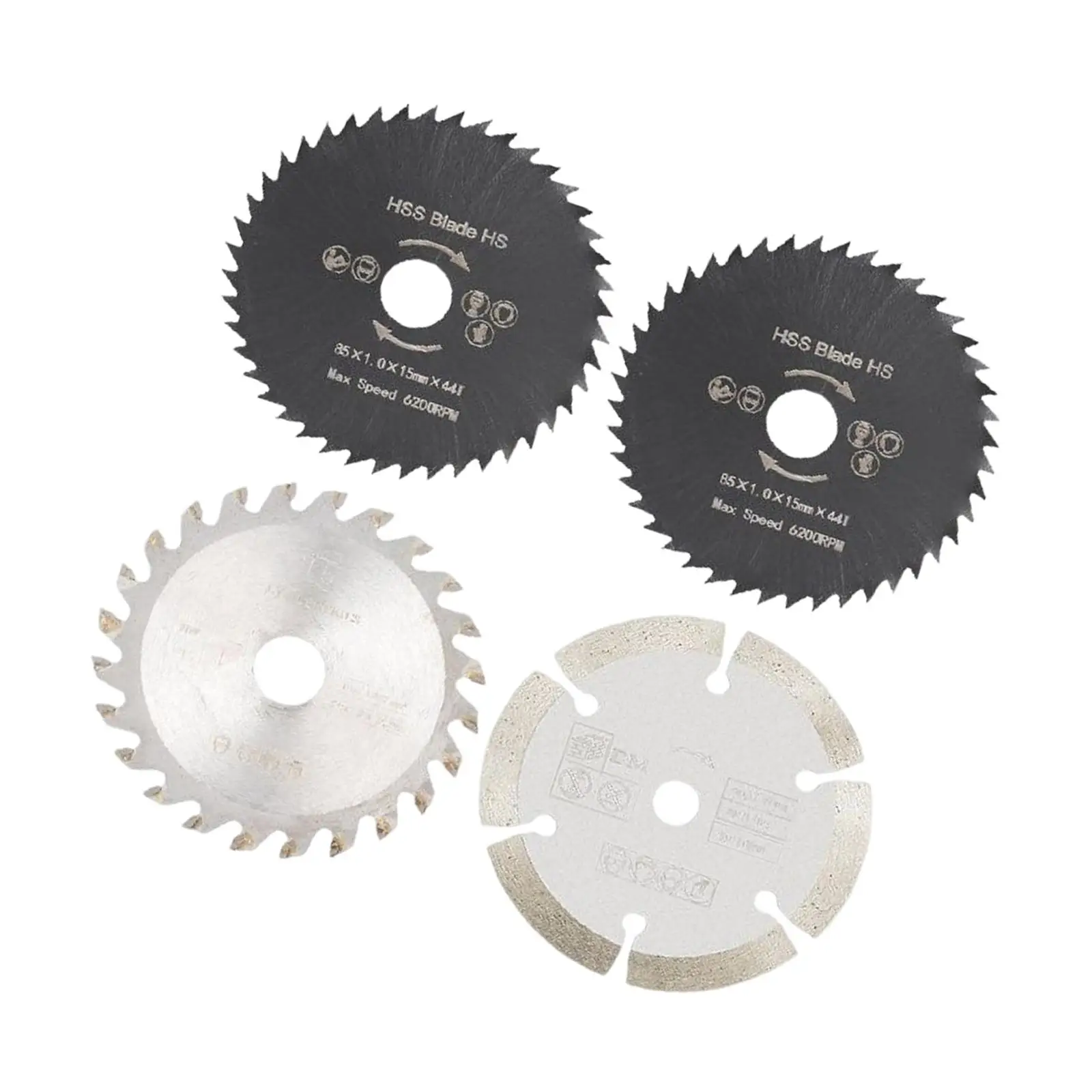 

4Pcs HSS Professional HSS for Backer Board Aluminum Concrete
