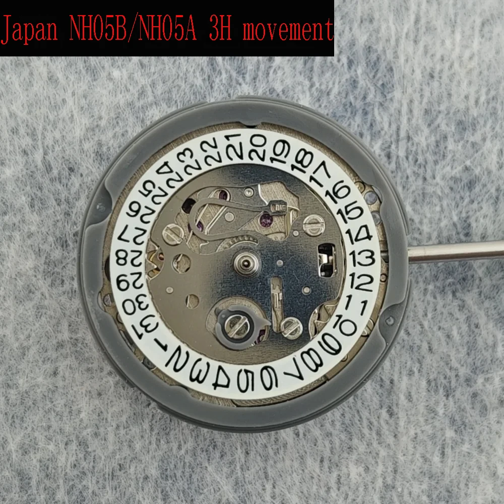 일본 NH05 NH05A NH05B 기계식 무브먼트 24석 스켈레톤 메커니즘 개조 자동 시계 교체용 무브먼트