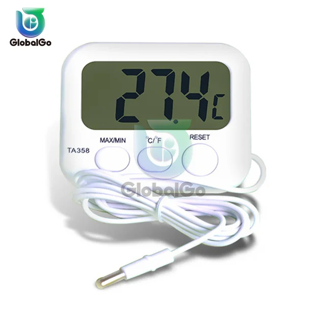 Thermomètre Numérique Mini LED - Capteur De Température Pour Frigo, Aquarium, Serre