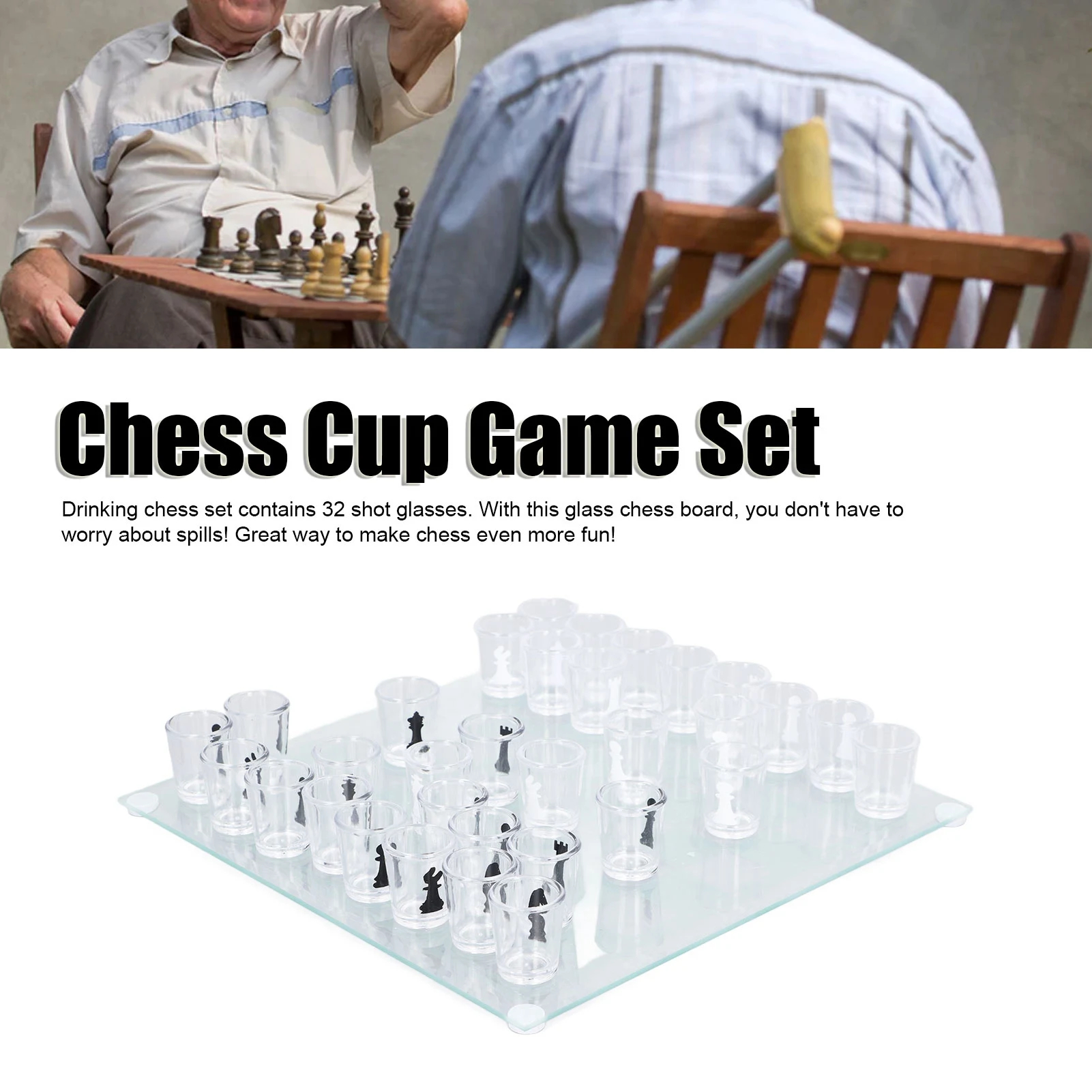 ShotGlassChessSetDrinkingGameShotGlassChessSetDrinkingGame