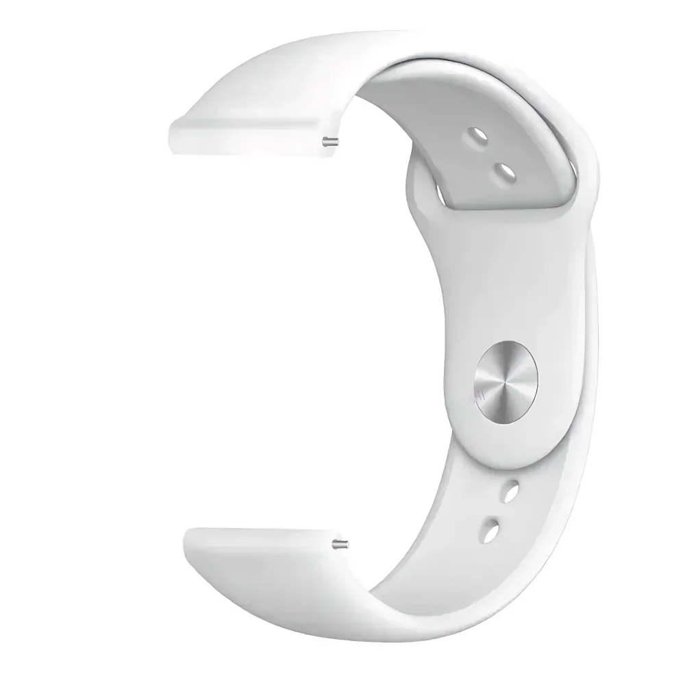 Silicone Sports Watch Band - 20mm/22mm Adjustable Strap Bracelet
