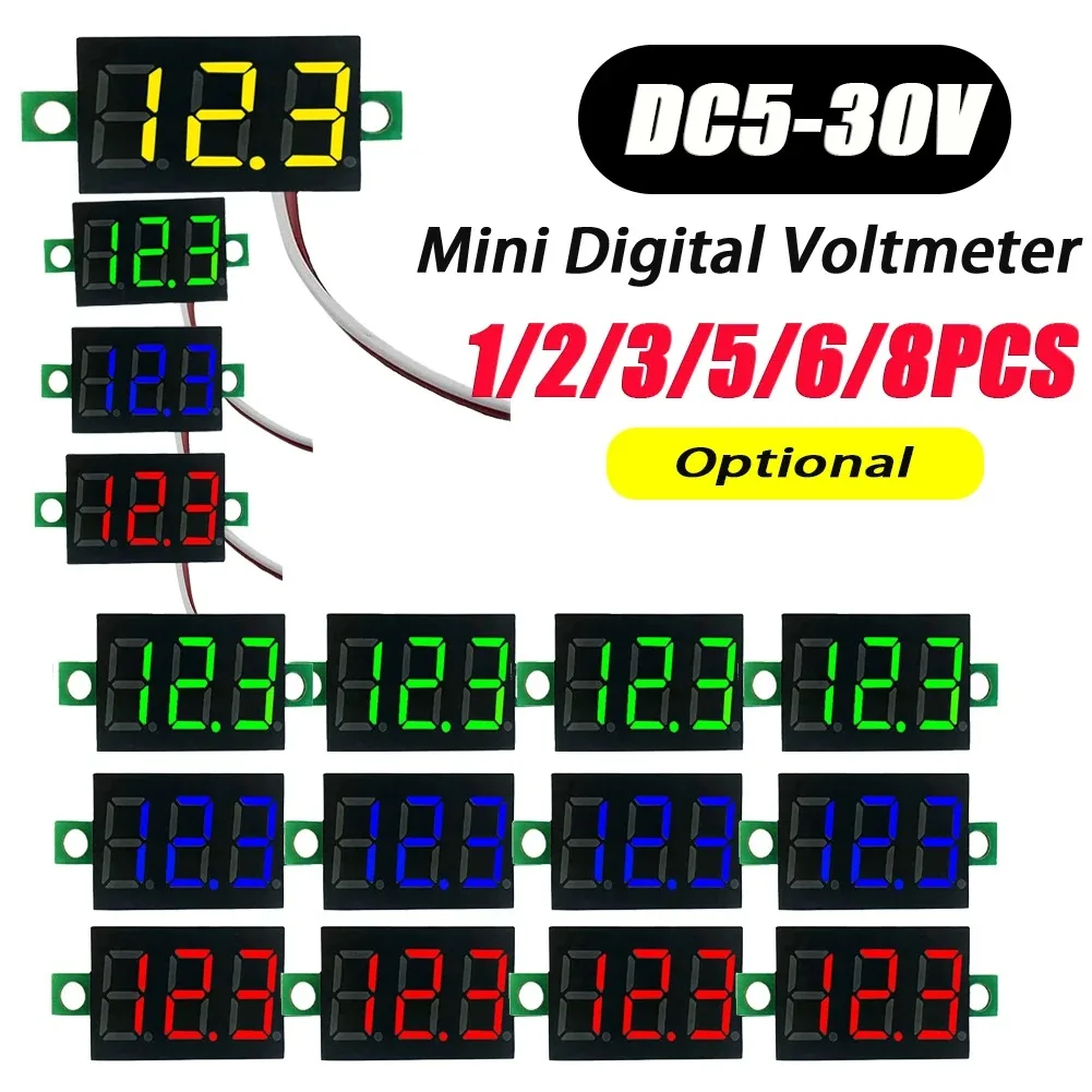 DC Voltage Display Accurate Pressure Measurement 2 Wires Mini Digital