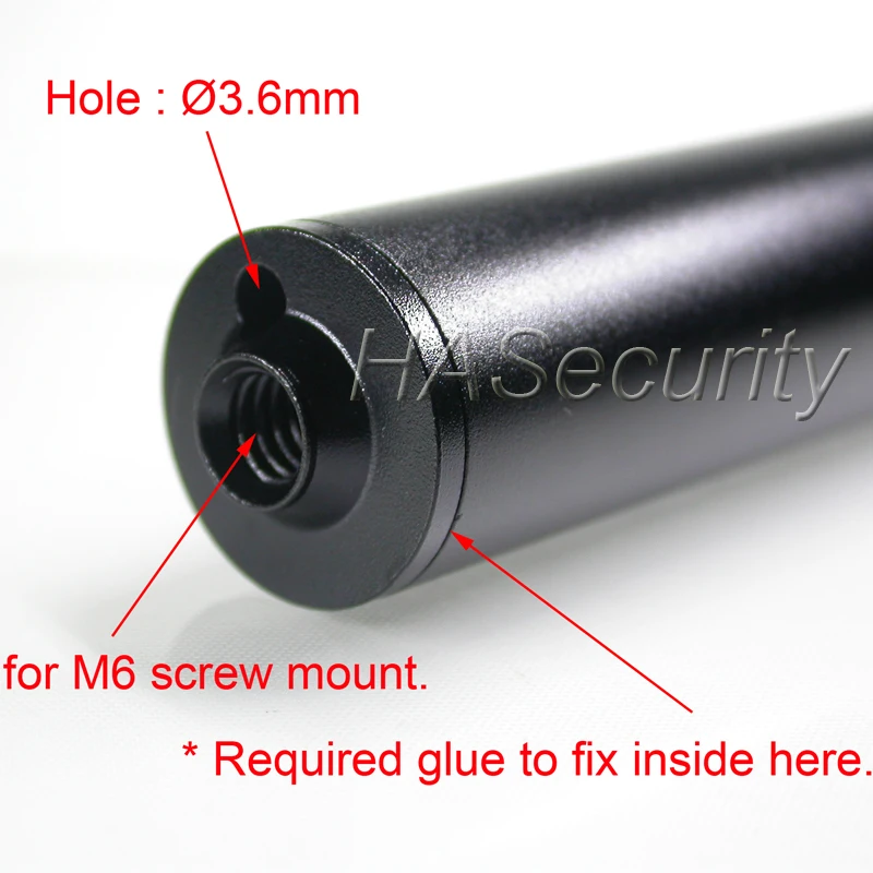 Security Surveillance Camera Metal Housing Casing for Car Camera B18-M12-80