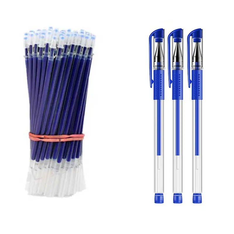 23pcs/lot Office Business Gel Pen Blue Balck Red Ballpoint Pen 0.5mm