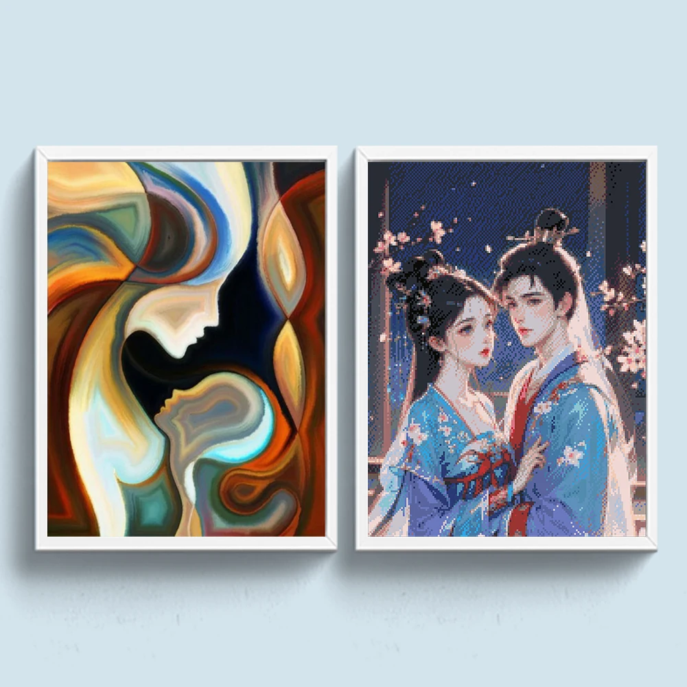 Full Embroidery Beaded Figure 9CT DIY Beadwork Kit for Living Room Bedroom Decor