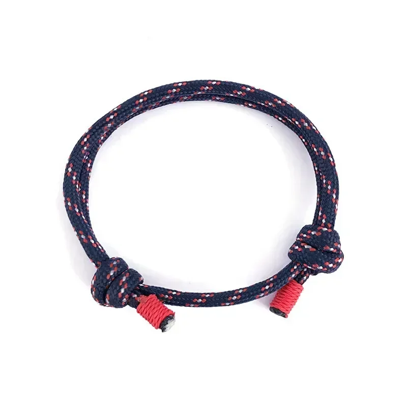 Men Bracelet Jewelry Rope Chain Braided 550 Paracord Adjustable Wrap
